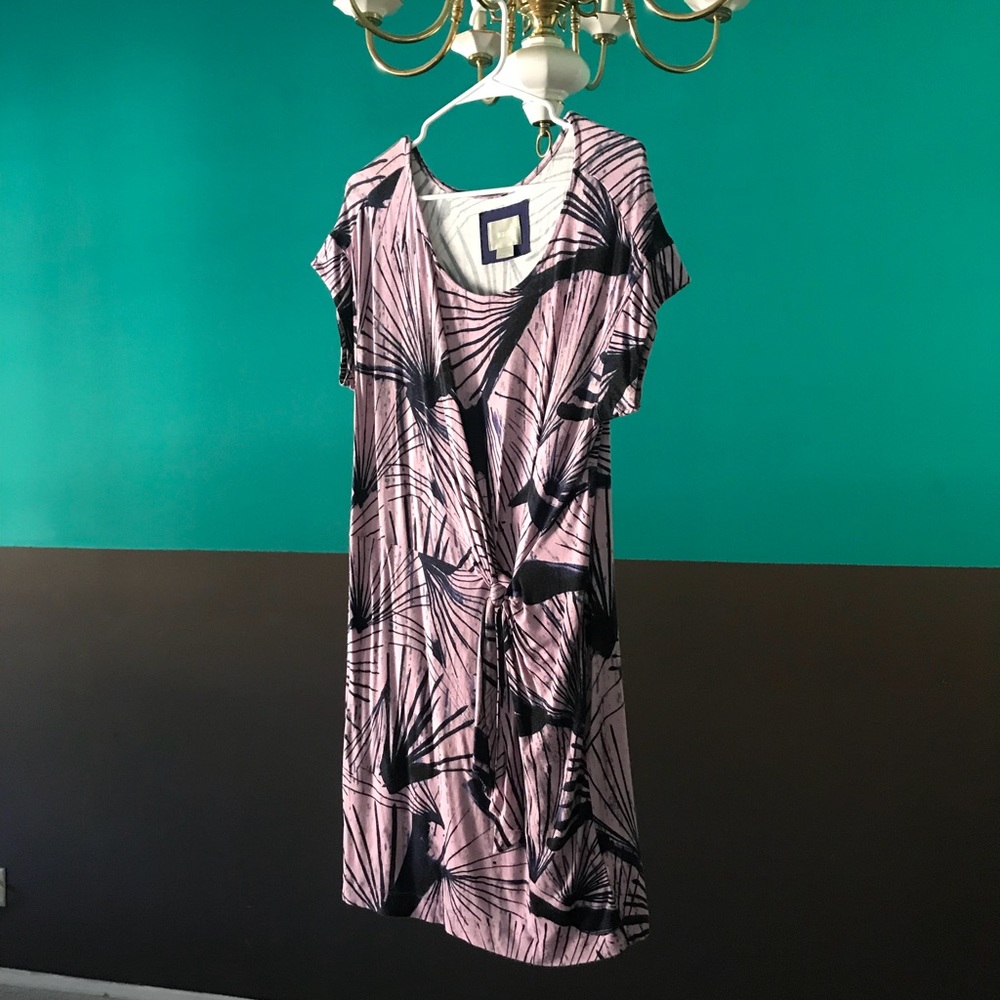Maeve Purple Side-Knot Dress